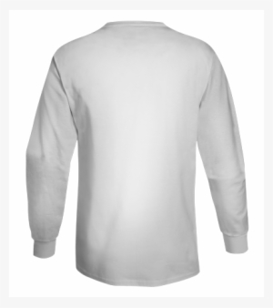 Blank White T Shirt Png 5586 Tagless® Long Sleeve T-shirt - Long Sleeve T Shirt Back #2767083
