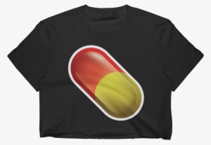 Emoji Crop Top T Shirt - Fast Food #2767247