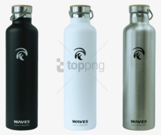 Forever Cold Water Bottle 3-pack Original - Waves Gear Waves Forever Cold, Gray #2767999