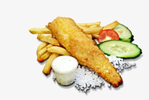 Fish Fillet, Chips, Tartare Sauce And Lemon Wedge - French Fries #2768034