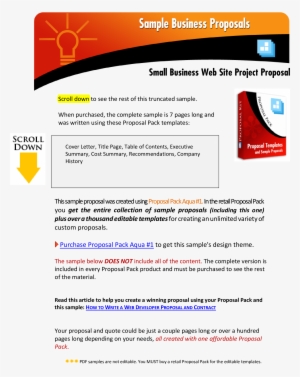 Simple Business Proposal Format Main Image - Company Proposal Letter Layout #2768104