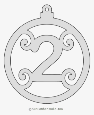 New Christmas Ornament Scroll Saw Patterns - Circle #2768409