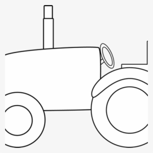 Black And White Tractor Clipart John Deere Tractor - Farm Activities #2768682