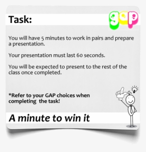 Minute To Win It Gap - Confidence Line #2769376