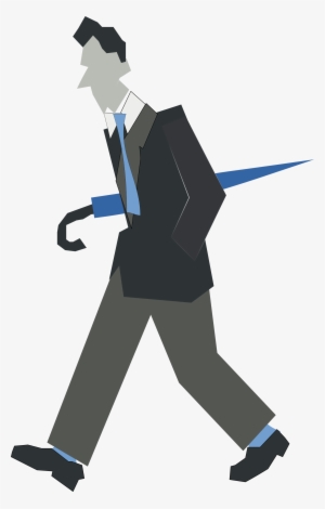 Walking Man Cartoon - People Walking Png Clipart #2769659