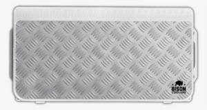 Bison Coolers Diamond Plate Lid Graphic - Wallet #2769868