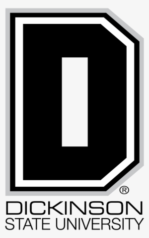 Logo Vertical Black And White - Dickinson State University #2769917