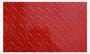 Al Diamondplate Painted Red<br> - Red Diamond Plate #2769922
