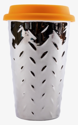 Front View Of Ianapc Diamond Thermal Ceramic Mug With - Ceramic #2770258