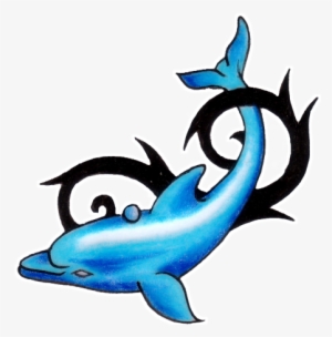 Tribal Dolphin Tattoo Design - Dolphin Tattoo Design #2770739