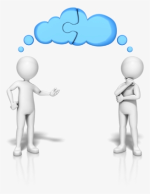 Two Figures Sharing Thoughts #2770839