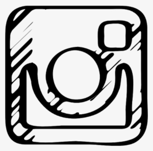 Black Instagram Insta Ins In I Like Likes Logo Design - Instagram Logo Sketch Png #2770897