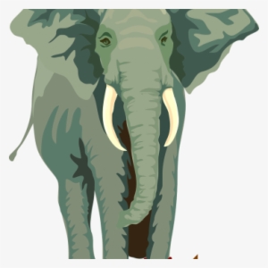 The Elephant's Noose - African Elephant Shower Curtain #2771092