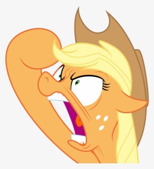 Absurd Res, Angry, Applejack, Artist - Cartoon #2771125