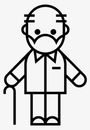 Old Man Vector - Sisccors And Comb Logo #2771319