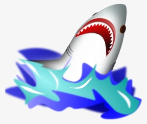 Shark Png Images - Shark In A Wave Cartoon #2771535