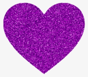 Purple Violet Heart Love Glitter - Lilac Glitter Heart Png #2771702