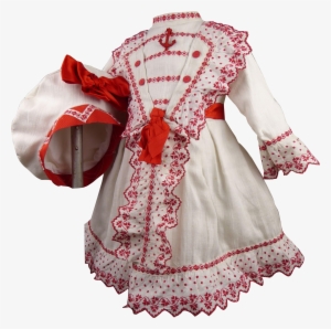 Marvelous French Striped White Silky Muslin Mariner/sailor - Clothing #2771976