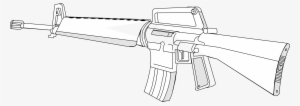 Gun Barrel M16 Rifle Weapon - M16 Clip Art #2772185