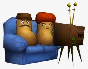 Couch-potatoes - Potatoes On Couch #2772276