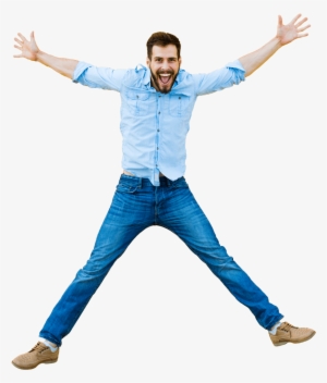 Happy Guy Jumping - Happiness #2773629