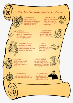 Ten Commandments Of A Leader #2773741 Ten Commandments Of A Leader #2773741