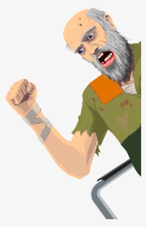 Image Wheelchair Guy Side Mirrored Png Happy Wheels - Personajes De Happy Wheels Png #2773913