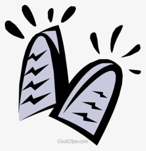 Ten Commandments Royalty Free Vector Clip Art Illustration - God #2774313