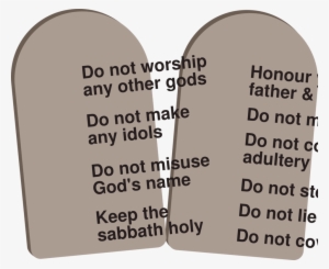 Ten Commandments - Clip Art #2774332