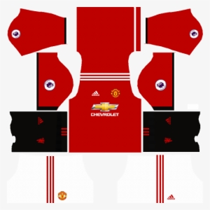 Manchester United Home Kit Dream League Soccer 2017-2018 - Kit Dream League Soccer 2017 Manchester United #2774387
