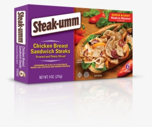 Steak Umm Steaks, Angus, Sliced - 10 Steaks, 15 Oz #2774748