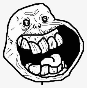 Drawing Transparent Meme Face Funnypictures Png Png - Forever Alone Laugh #2775389
