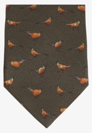 Green Animal Print Silk Tie - Necktie #2775844