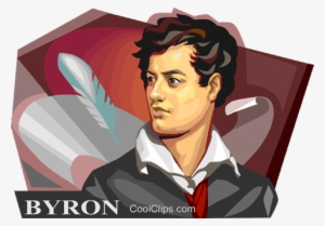 Lord Byron Royalty Free Vector Clip Art Illustration - Lord Byron Illustration #2776007