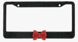 Black Crystal License Plate Frame License Plate Frame - Grille #2776008