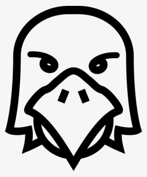 Eagle Bird Frontal Head Outline Comments #2777093