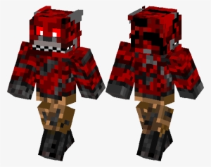 Fnaf 1 Foxy Minecraft Skin #2777124