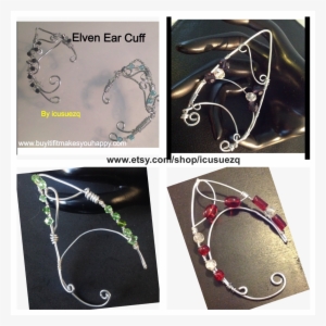 Elven Elf Ear Cuff Ear Wrap Handmade Jewelry Handmade - Earrings #2777142