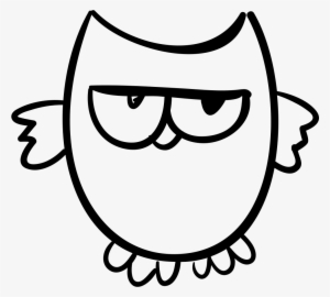Owl Night Bird Outline Comments - Imagenes De Contornos De Animales #2777230