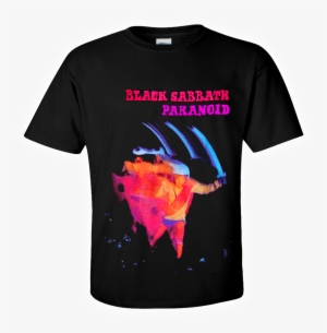 Black Sabbath Official T-shirt Paranoid Ozzy Osbourne - Fear To Eternity Iron Maiden Tee #2778116