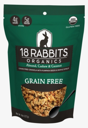 Almond, Cashew & Coconut Grain Free Granola - 18 Rabbits Organic Gracious Granola, Pecan, Almond, #2778204