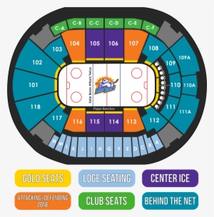 Amway Center Seating Map For Orlando Solar Bears 2018-19 - Amway Center Hockey Seating #2778714