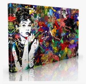 Maxwell Dickson Audrey Hepburn Painting Print On Wrapped #2779647
