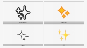 Sparkles On Various Operating Systems - Star #2780153