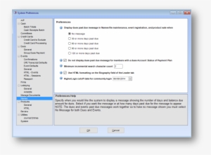 Display Dues Past Due Message In Names File Maintenance, - Photograph #2780269