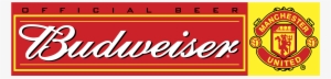 Budweiser Manchester United Logo Png Transparent - Manchester United #2780634