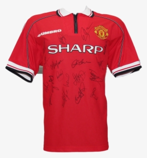 Manchester United Signed 1999 Treble Winning Jersey - Manchester United Kit 2001 #2780660