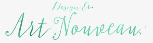 Art Nouveau Design Era - Art Nouveau #2780929