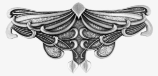 Hair Clip - Hair Clip | Barrette | Art Nouveau Leaf | By Oberon #2781188