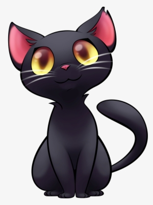 Black Cats And Halloween Black Cats Kamran Hooman - Cute Black Cat Cartoon #2781225